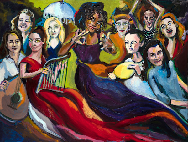 Goddesses of Music by Cindy Rivarde