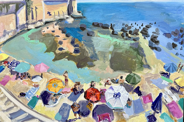 View of a Beach in Sicily by Cindy Rivarde