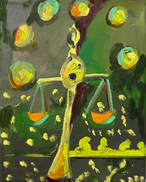 Pentacles 6 by Cindy Rivarde