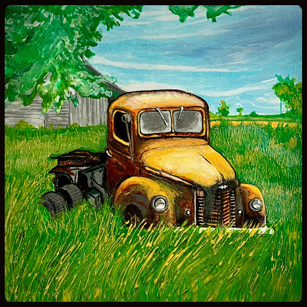 Old Forgotten Truck by Joanne Berger