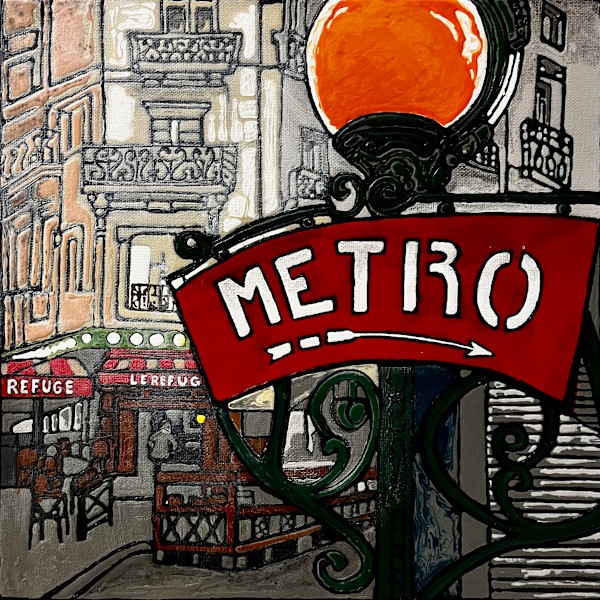 Paris Metro by Joanne Berger