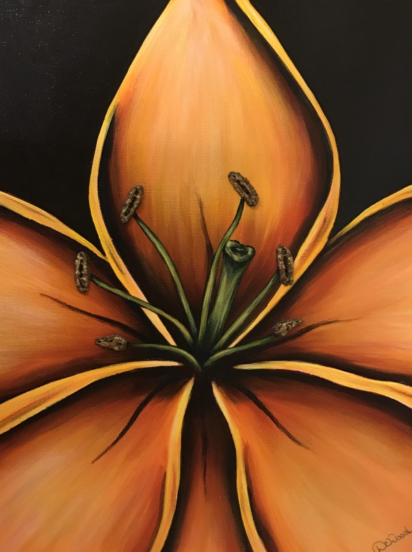 Fire Lily II by Denise Cassidy Wood
