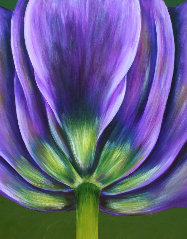 Purple Tulip by Denise Cassidy Wood