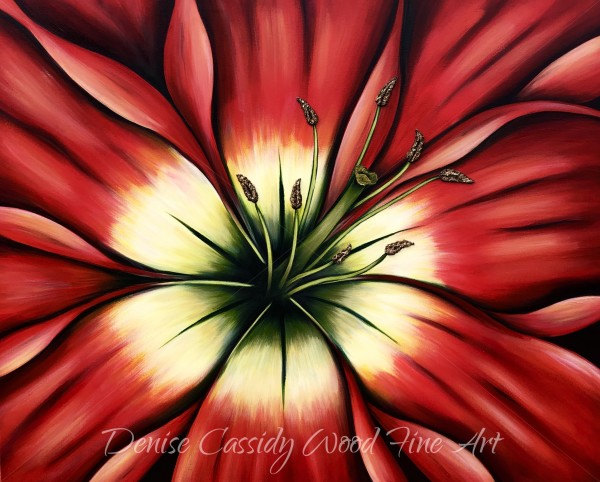 Red Lily #552 by Denise Cassidy Wood