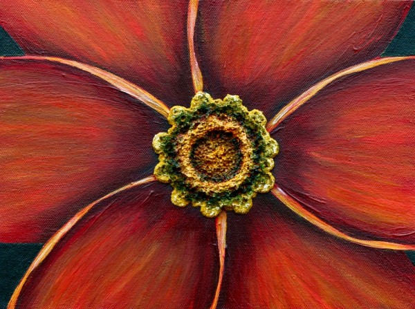 Red Cosmos    by Denise Cassidy Wood