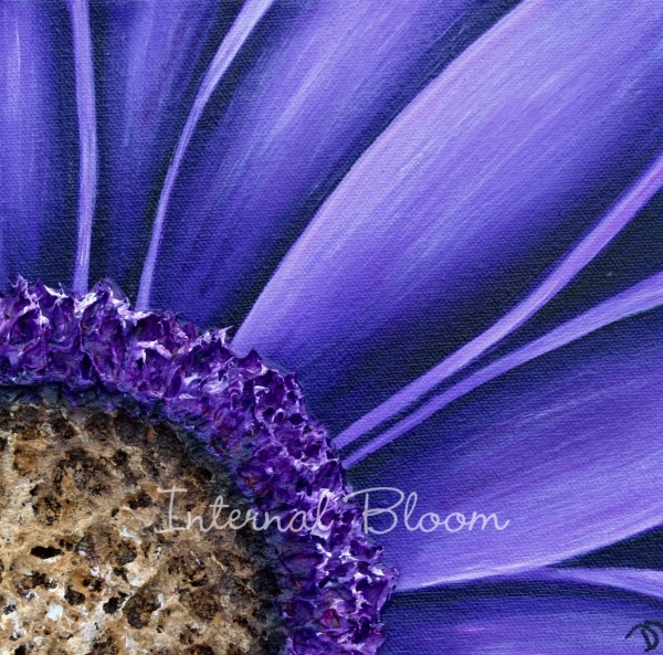 Purple Gerbera by Denise Cassidy Wood