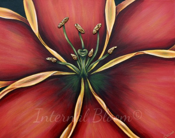 Red Lily by Denise Cassidy Wood