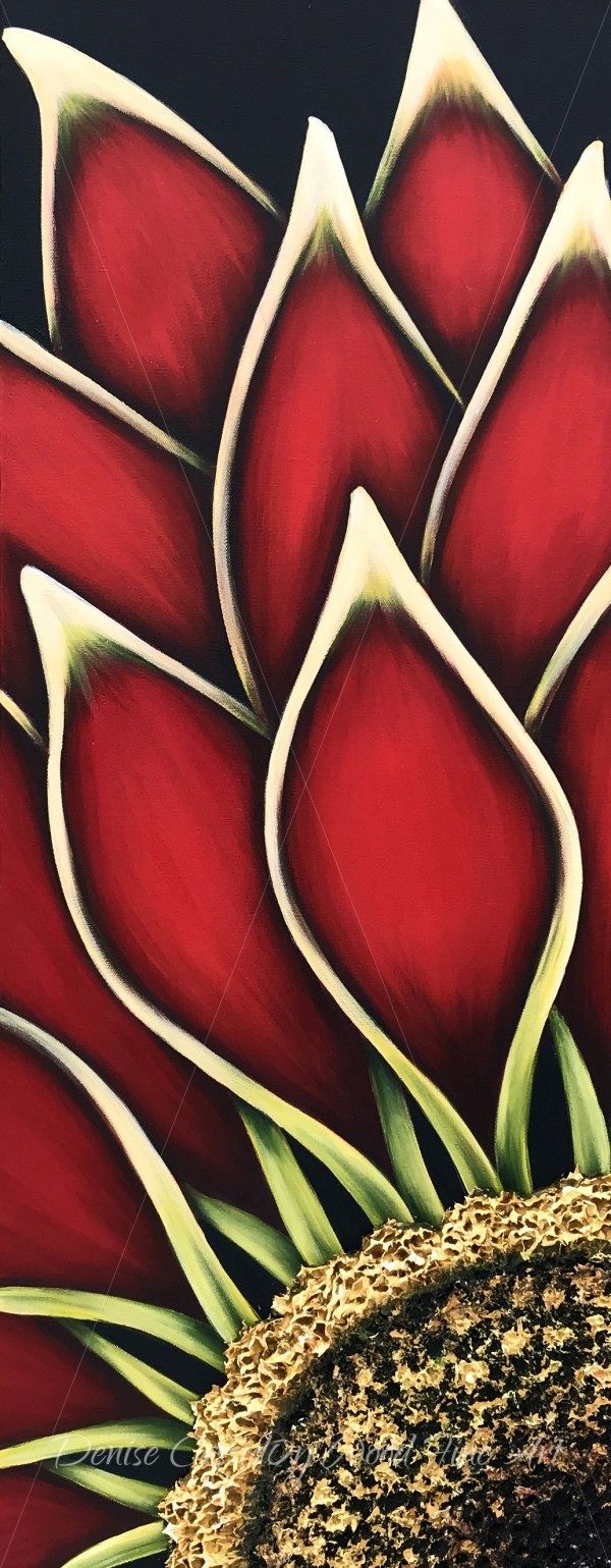 Red Dahlia #591 by Denise Cassidy Wood