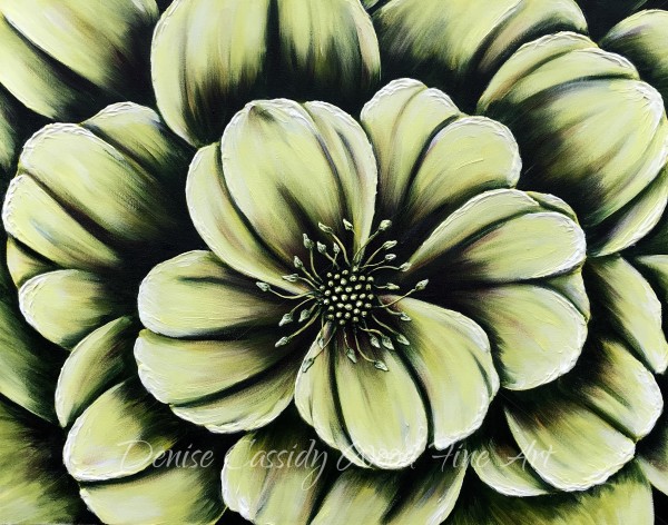 Green Hellebore  #612 by Denise Cassidy Wood