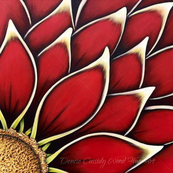 Red Dahlia #701 by Denise Cassidy Wood