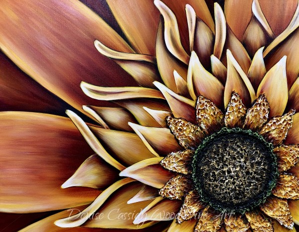 Custom Sunflower #734 by Denise Cassidy Wood