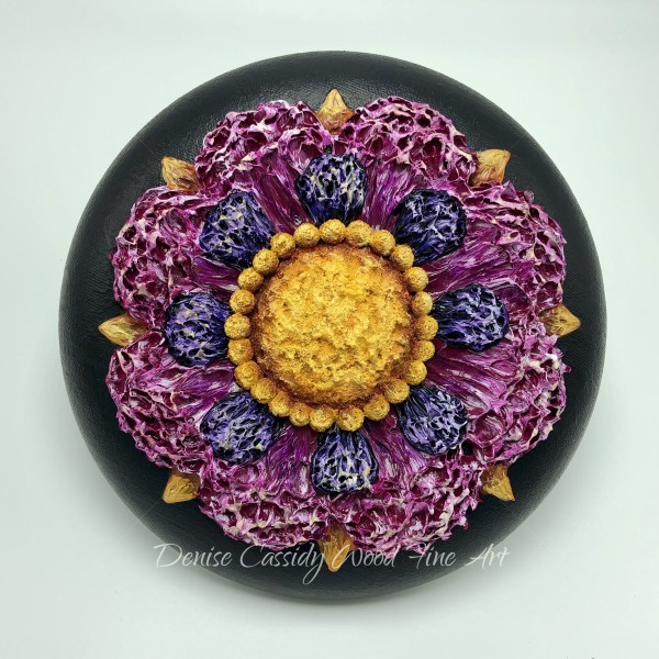 Sm Purple Mandala #769 by Denise Cassidy Wood