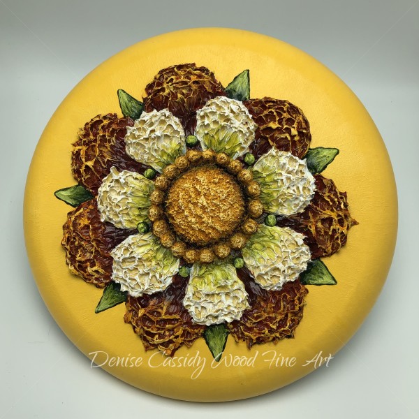 Md. Yellow Mandala #784 by Denise Cassidy Wood