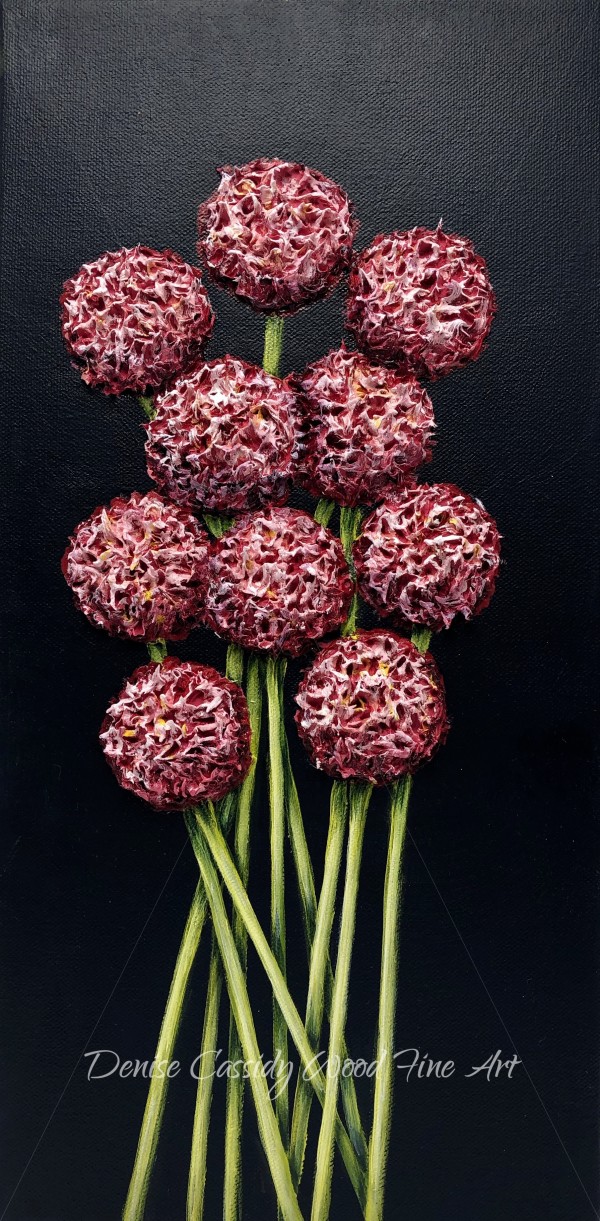 Chives (Coral) #790 by Denise Cassidy Wood