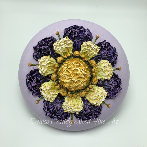Sm. Mandala Pale Purple #794 by Denise Cassidy Wood