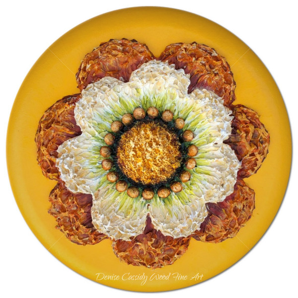 Md. Yellow Mandala  #756 by Denise Cassidy Wood