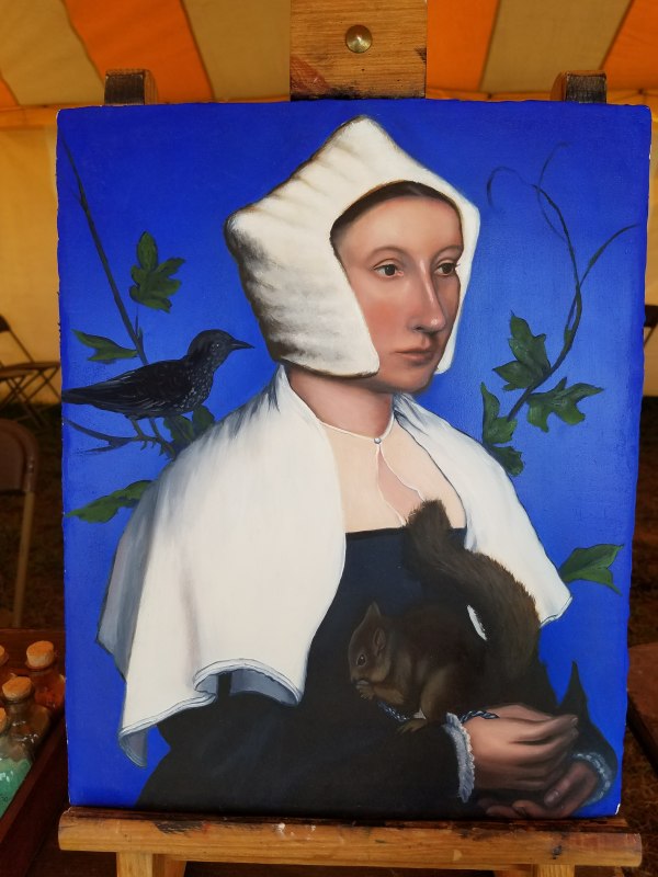 Holbein IN PROGRESS by Linda Merchant Pearce