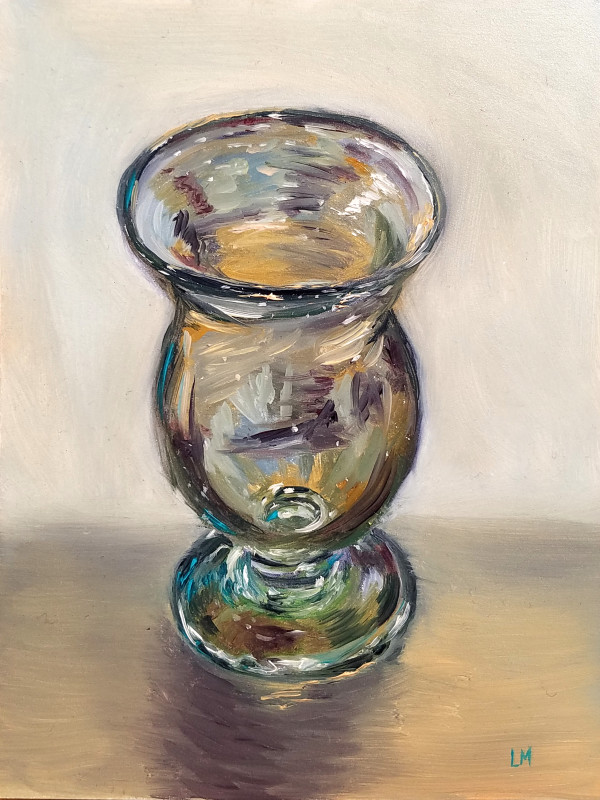 Glass Goblet SOLD by Linda Merchant Pearce