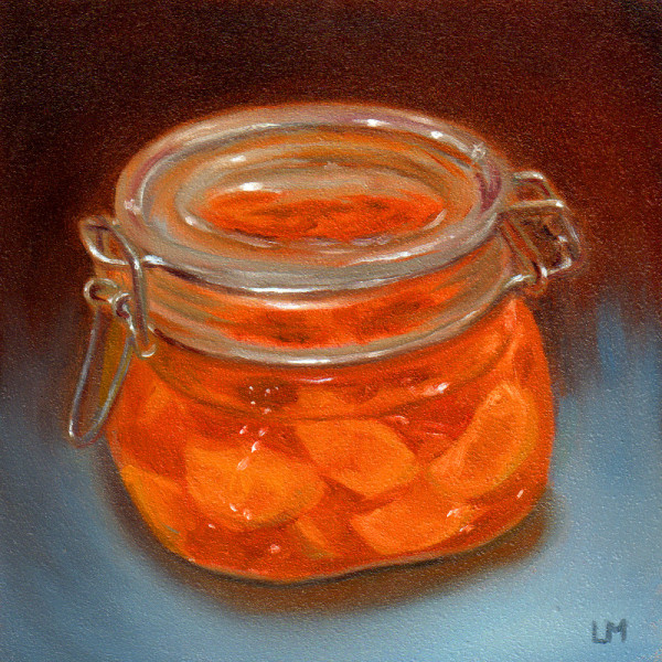 Jar of Oranges SOLD by Linda Merchant Pearce