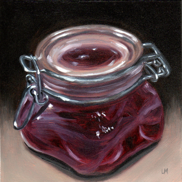 Jar of Plums by Linda Merchant Pearce