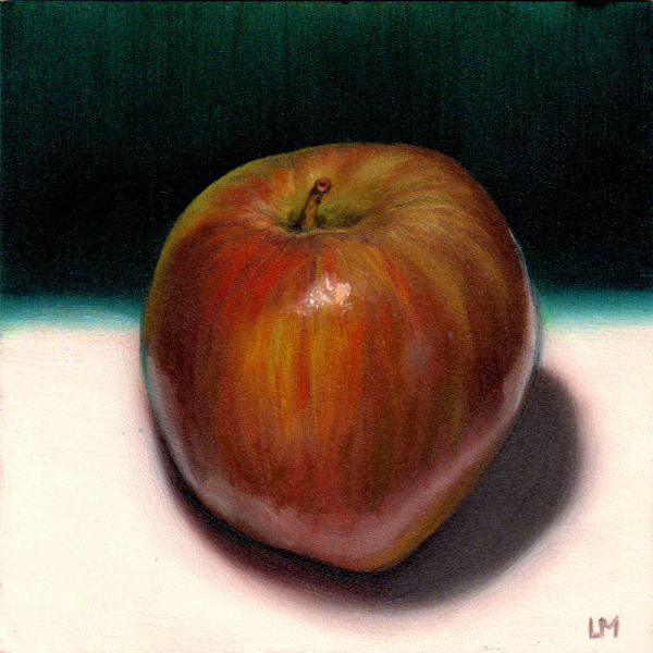 Pthalo Apple SOLD by Linda Merchant Pearce