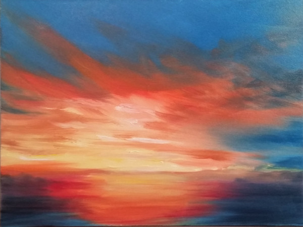 Sunset 7 AVAILABLE by Linda Merchant Pearce