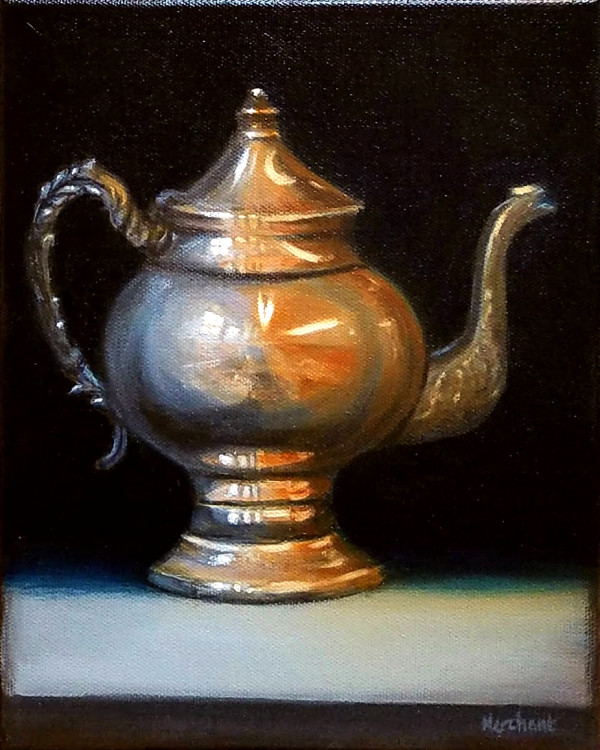 Reflections - Teapot AVAILABLE by Linda Merchant Pearce