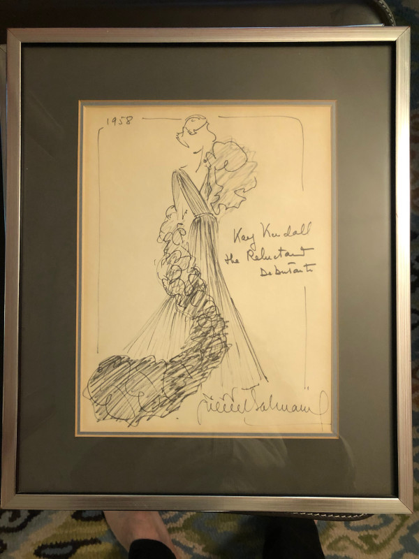 Kay Kendall - the reluctant Debutante by Pierre Balmain