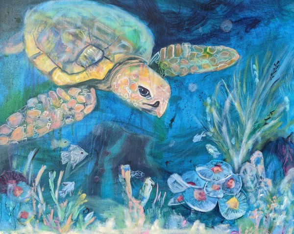 Sea Turtle II by Sarah Andreas
