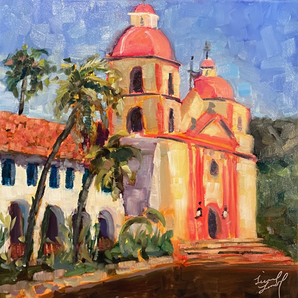 Santa Barbara Mission by Liesel Lund