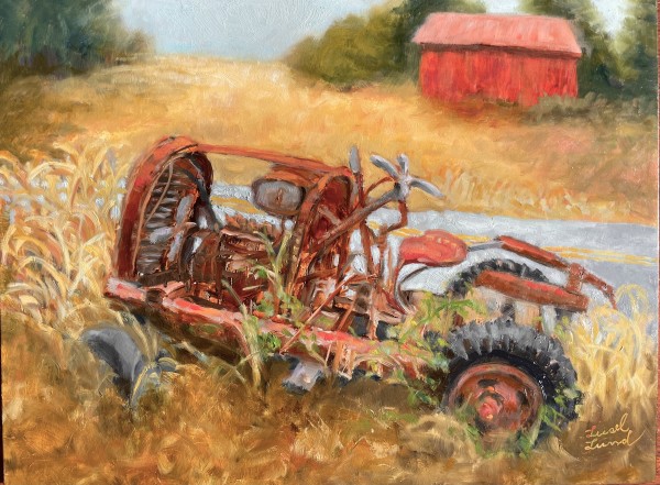 Homemade Tractor at Bailey's Corner by Liesel Lund