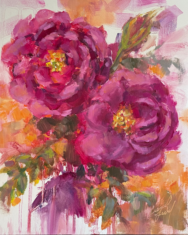 Roses at the Winery by Liesel Lund