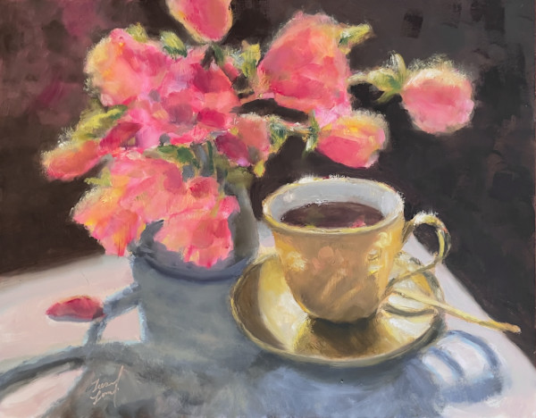 Teacup and Roses by Liesel Lund, Image 1.