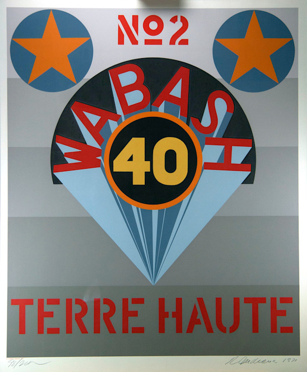 Wabash 40 (Terre Haute No. 2) by Robert Indiana