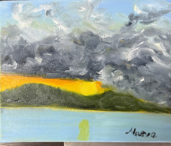 Sunrise from the Ferry by Maeva Lightheart