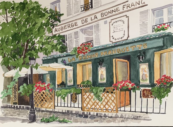 La Bonne Franquette, Montmartre by Julie Ireton