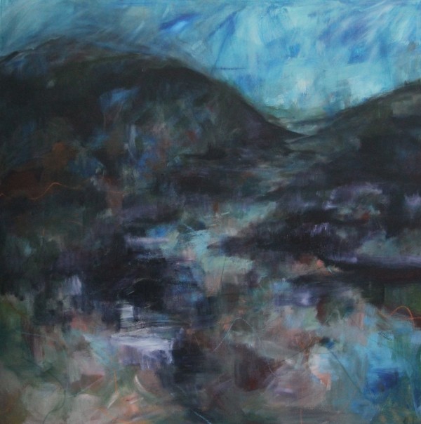 Iron Ore and Animal Tracks, Wet by Helene Leane
