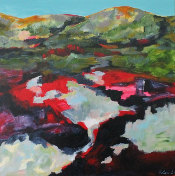 Red Sun Reflections #2, Dungog by Helene Leane