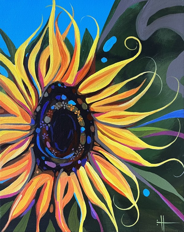 Seventies Sunflower by Hunter Jay