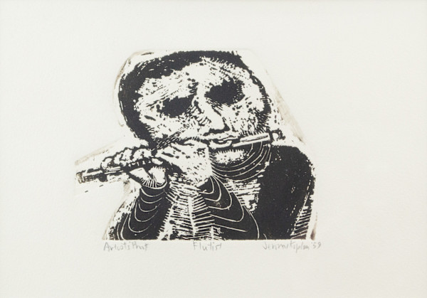 Flutist by Jerome Kaplan