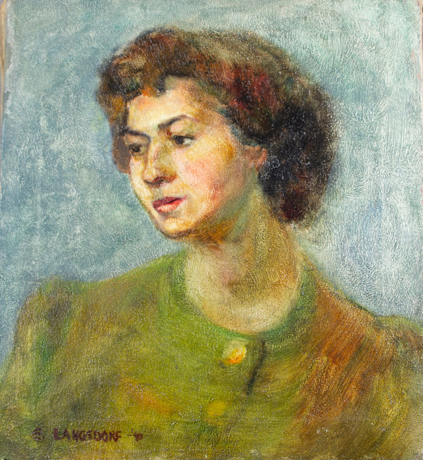 Pensive Lady by Elizabeth Langsdorf Miller