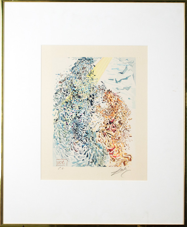 The Opposition (Paradise: Canto 11) by Salvador Dali