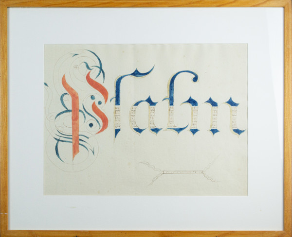 Calligraphy by A. Overman