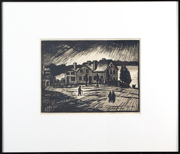 Exchange Street Houses, Imp. by Norman Kent