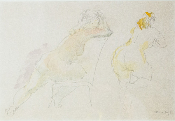 Two Female Figures by Francis C. McCarthy