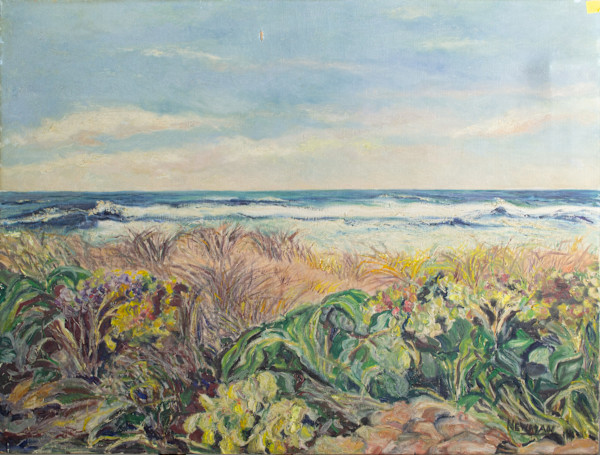 Dunes And Beach by Irene Hodes Newman