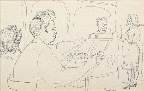 Cashier by Emlen Etting