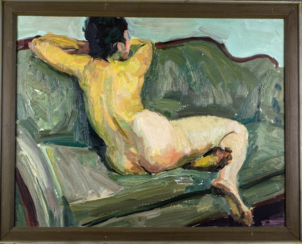 Untitled (Reclining Nude) by Mel Klapholz