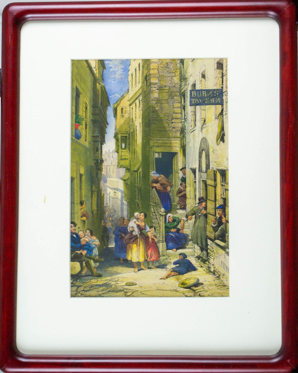 Burn's Tavern (John Dowie's Tavern), Liberton Wynd, Edinburgh by James Duffield Harding