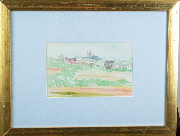 Untitled (Cathedral Town) by Irvin Nahan